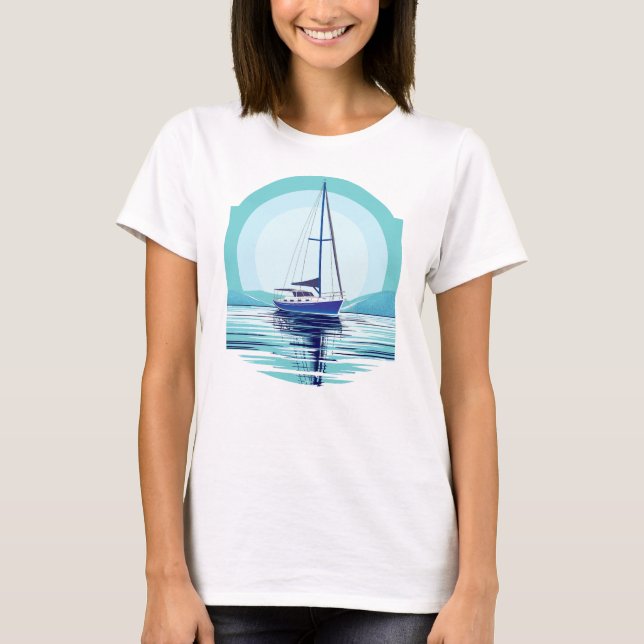 T-shirt Voilier ancré (Devant)