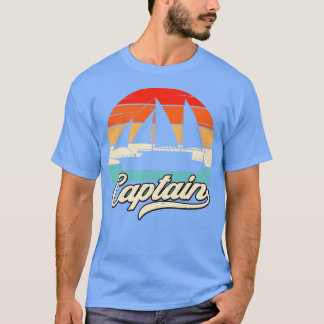 T-shirt Voilier Capitaine Voilier Vintage