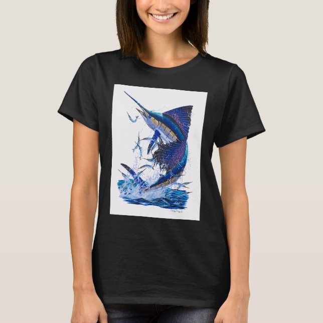 T-shirt Voilier et ballyhoo (Devant)