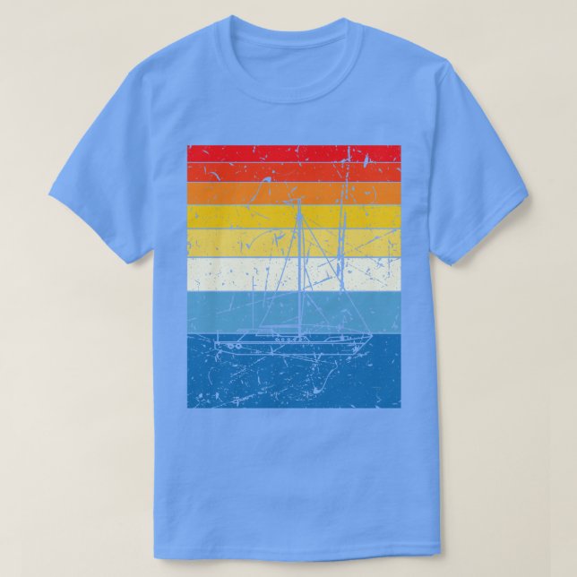 T-shirt Voilier Retro Vintage (Design devant)