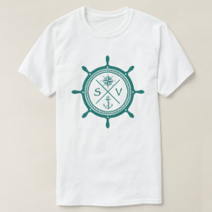 T-shirt Voilier SV Logo du voilier avec boussole