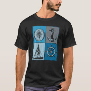 T-shirt Voilier voilier ancre bateau à voile