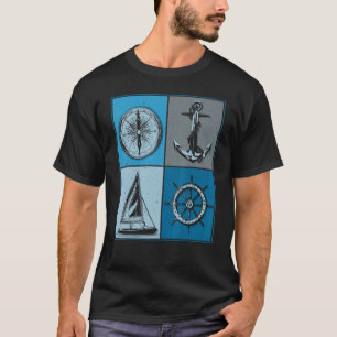 T-shirt Voilier voilier ancre bateau à voile