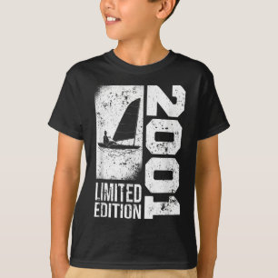 T-shirt Voiliers de Yacht Marins Vintage 2001 Anniversaire