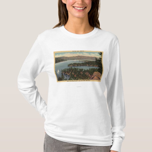 T-shirt Voiliers sur le lac (Devant)