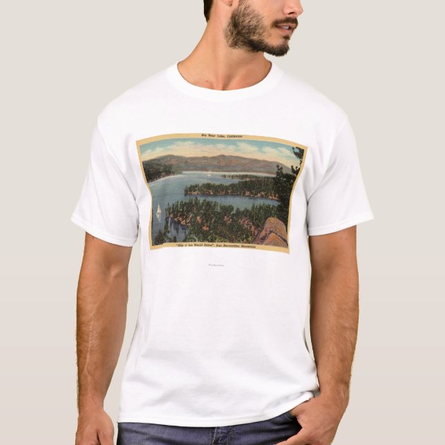 T-shirt Voiliers sur le lac (Devant)
