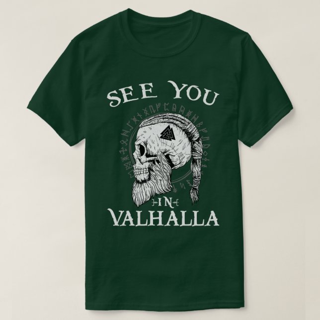 T-shirt Voir à Valhalla Viking (Design devant)