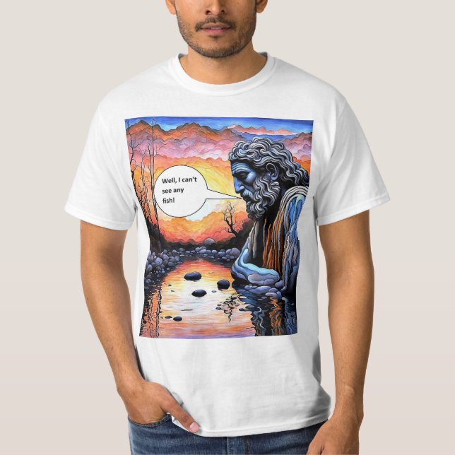 T-shirt Voir des poissons (Devant)