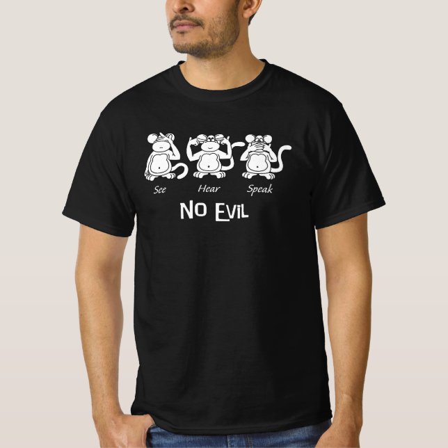 T-shirt Voir Hear Speed No Evil (Devant)