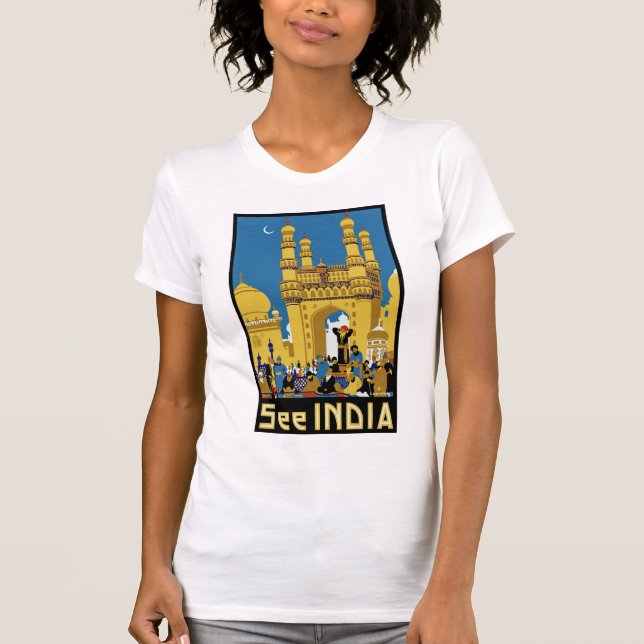 T-shirt Voir Inde (Devant)