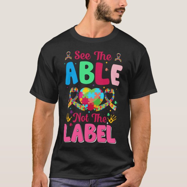 T-shirt Voir La Bible Pas Autisme (Devant)