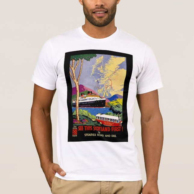T-shirt Voir la cette Ecosse première (Devant)