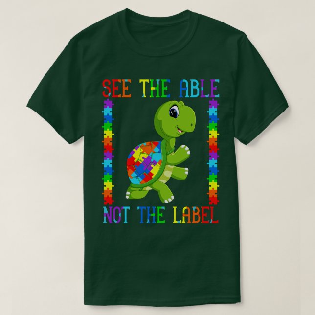 T-shirt Voir La Sensibilisation sur l'autisme Able (Design devant)