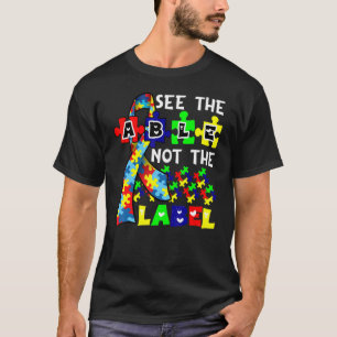 T-shirt Voir La Table Pas La Sensibilisation sur l'autisme