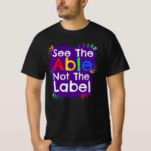 T-shirt Voir La Table Pas Le Étiquette