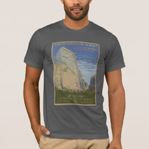 T-shirt Voir l'affiche de voyage America Vintage Zion Park