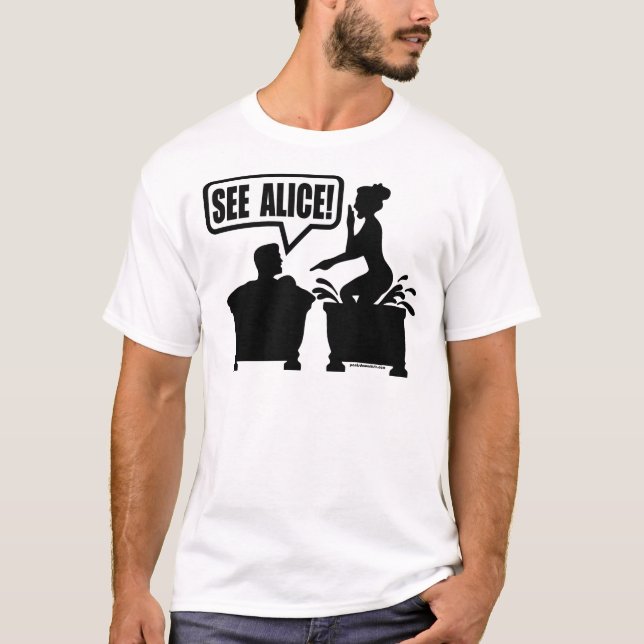 T-SHIRT VOIR L'ALICE (Devant)