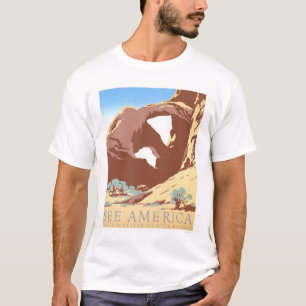 T-shirt Voir l'Amérique voyager WPA 1939