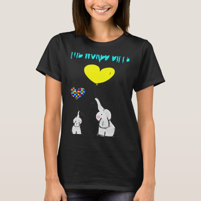 T-shirt Voir Le Monde Différemment L'Autisme (Devant)