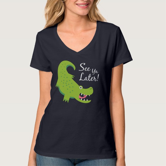 T-shirt Voir le plus défunt alligator de Ya ! (Devant)
