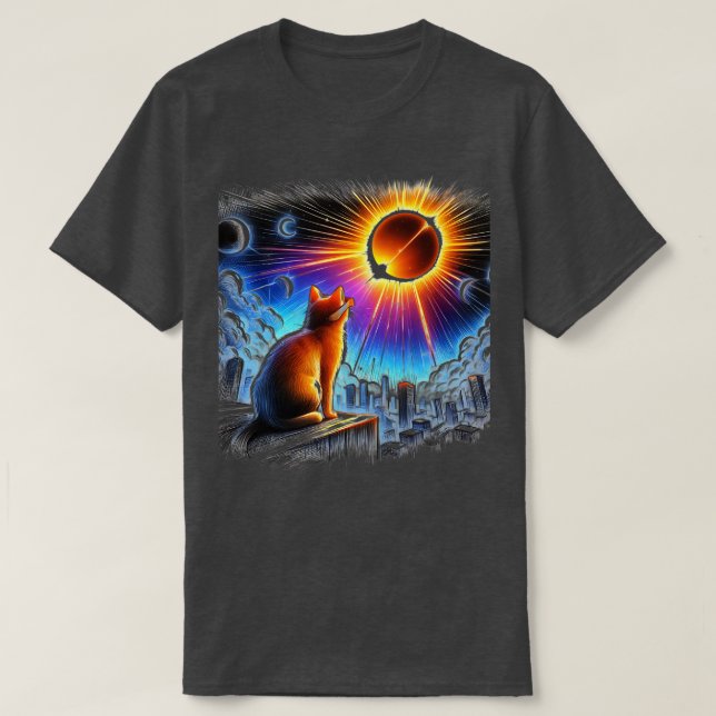 T-shirt Voir l'ensemble Avril 8 2024 Astronomy Amoureux de (Design devant)