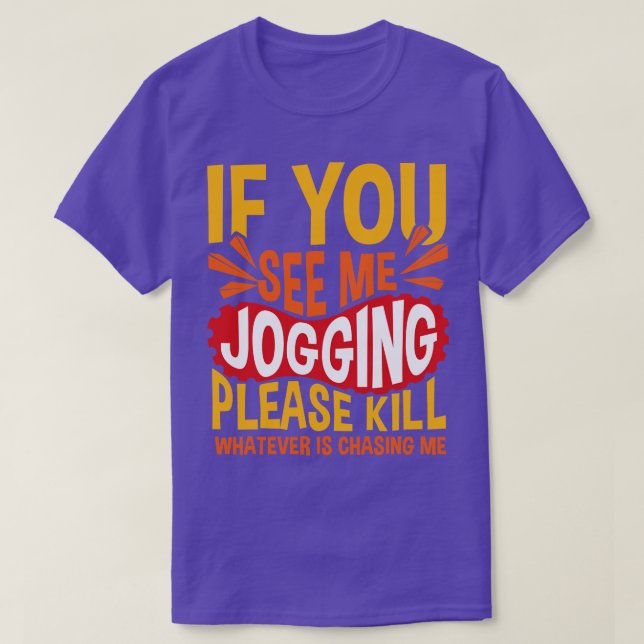 T-shirt Voir moi jogging 1 (Design devant)