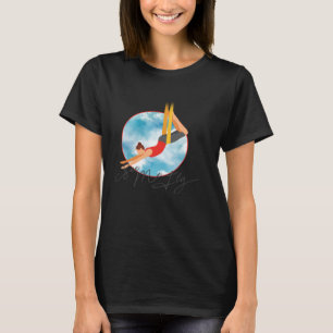 T-shirt Voir moi volez des soies aériennes Circus Yoga
