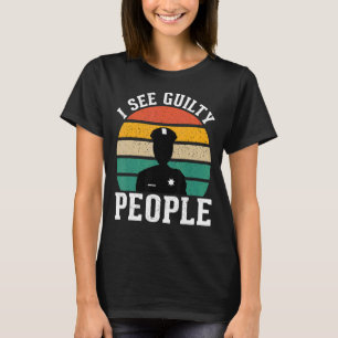 T-shirt Voir Personnes Coupables Agent correctionnel 1