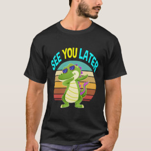 T-shirt Voir Plus Tard Alligator Cadeaux Hommes Femmes Enf