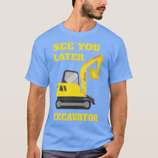 T-shirt Voir Plus Tard Excavator II Toddler Boys Kids
