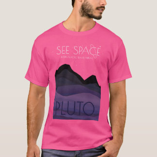 T-shirt Voir Pluto Space