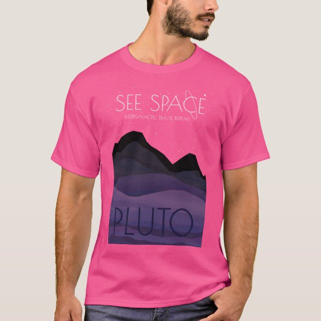 T-shirt Voir Pluto Space (Devant)