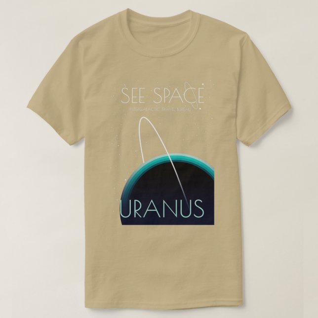 T-shirt Voir Uranus spatial (Design devant)