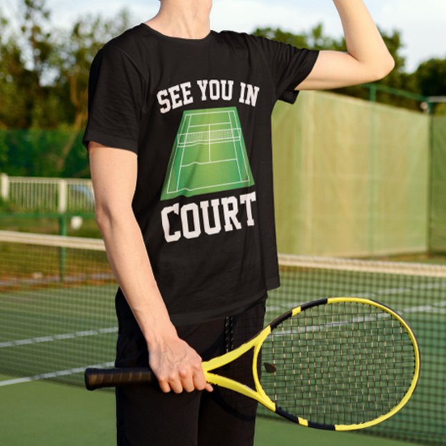 T-shirt Voir Vous En Cour (see you in court tennis t-shirt)