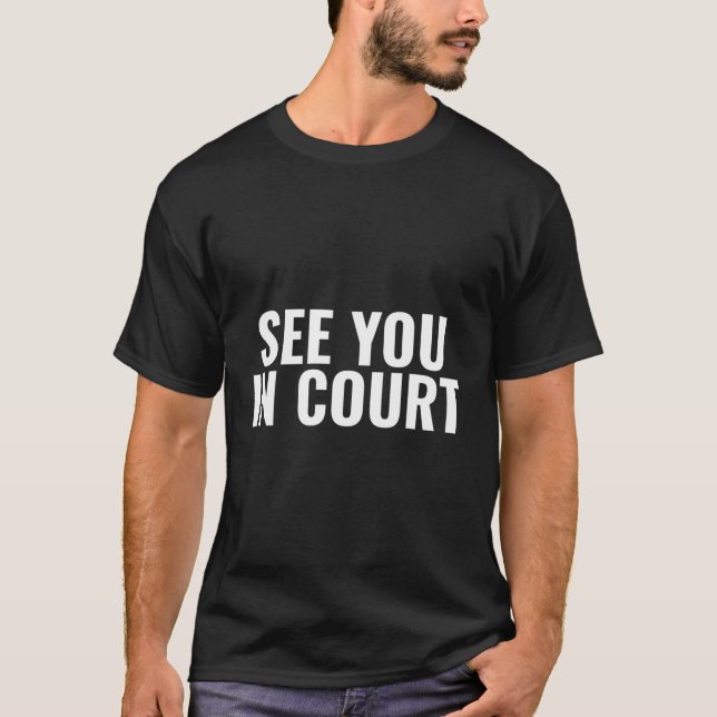 T-shirt Voir Vous En Cour (Devant)