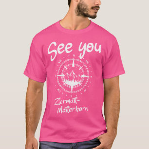 T-shirt Voir Zermatt-Matterhorn Suisse Randonnée Vaca