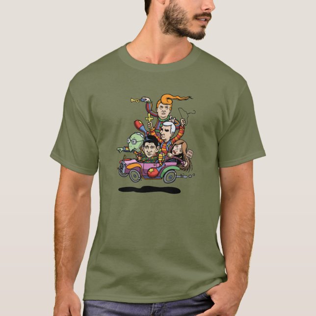 T-shirt Voiture '16 de clown de GOP (Devant)