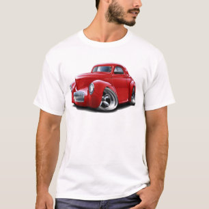 T-shirt Voiture 1941 de rouge de Willys