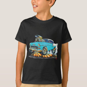 T-shirt Voiture 1955 de turquoise de Chevy Belair