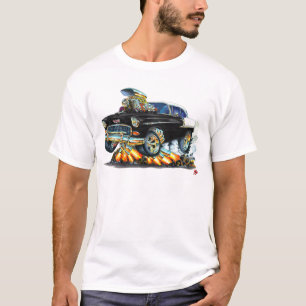 T-shirt Voiture 1955 noire de Chevy Belair