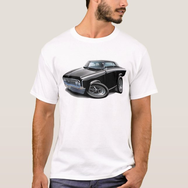T-shirt Voiture 1964-65 noire de sabre d'abordage (Devant)