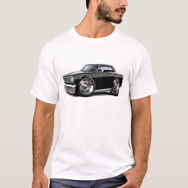 T-shirt Voiture 1964 noire de Chevelle (Devant)