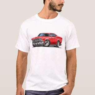 T-shirt Voiture 1965-66 de rouge d'impala