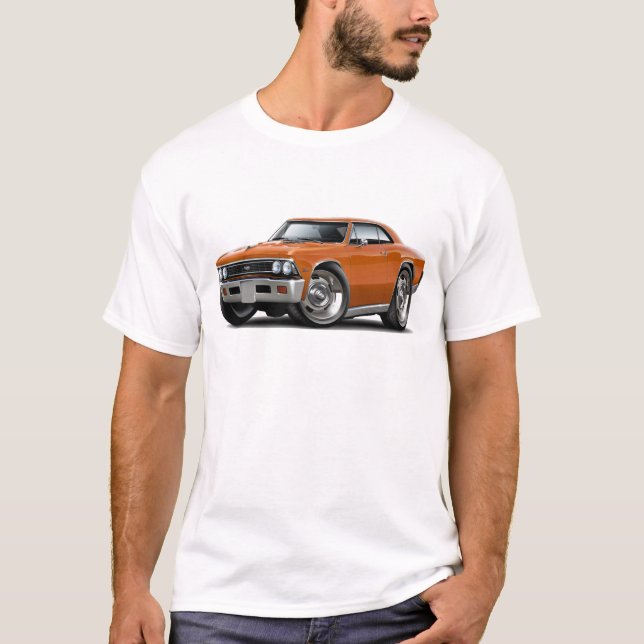 T-shirt Voiture 1966 d'orange de Chevelle (Devant)