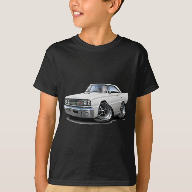 T-shirt Voiture 1967 de blanc de Coronet droite (Devant)