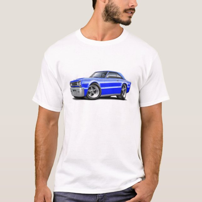 T-shirt Voiture 1967 de bleu de belvédère (Devant)