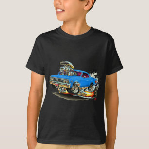 T-shirt Voiture 1967 de bleu de Chevelle