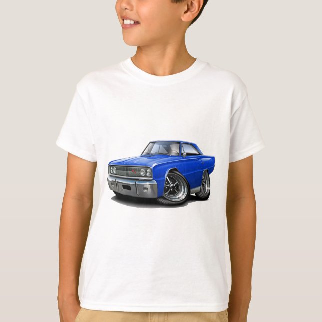 T-shirt Voiture 1967 de bleu de Coronet droite (Devant)