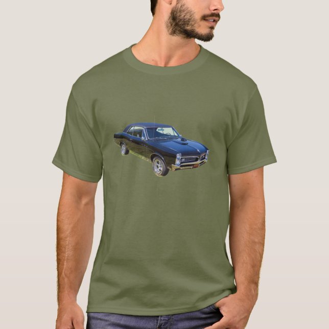 T-shirt Voiture 1967 de muscle de Pontiac GTO (Devant)