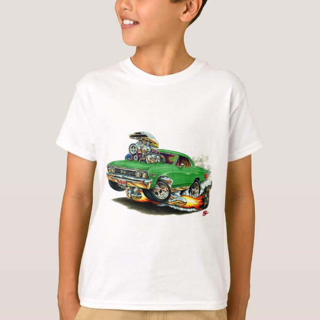 T-shirt Voiture 1967 verte de Chevelle (Devant)